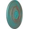 Ekena Millwork Wigan Ceiling Medallion, Hand-Painted Copper Green Patina, 29 3/4"OD x 1 1/2"P CM29WGCGS - alternate 2